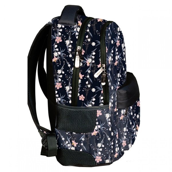 Plecak Vintage w Kwiatki Młodzieżowy dla Dziewczyny BeUniq [PPRO20-2705]