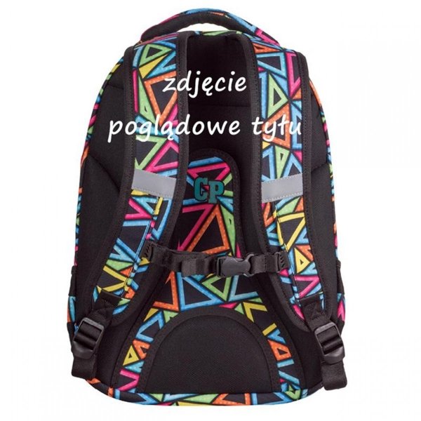 Modny Plecak CP CoolPack Szkolny Młodzieżowy Różowy Patchwork [59756CP]