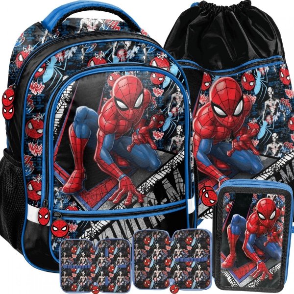 Spiderman Nowy Szkolny Plecak Chłopięcy do 1 Klasy [SPW-260]