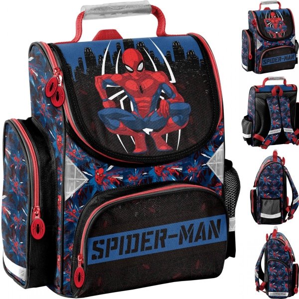 SpiderMan Szkolny Tornister dla Chłopaków do 1 Klasy [SPY-525]