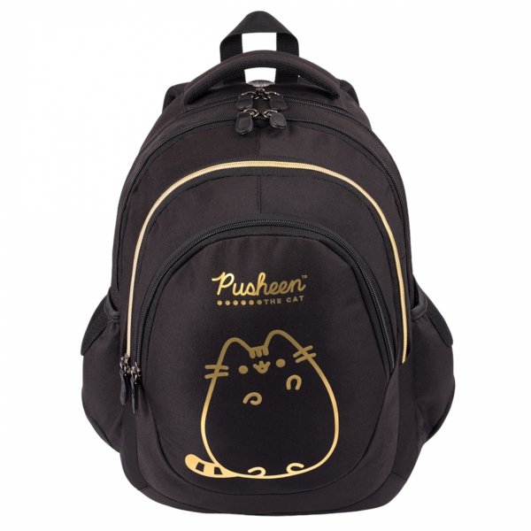 PUSHEEN GOLD KOMPLET 4 ele. MAJEWSKI DLA DZIEWCZYNY PLECAK KOT KOTKI