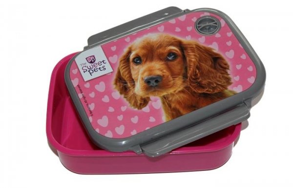 Śniadaniówka Bidon PIESEK SETER Komplet 2w1