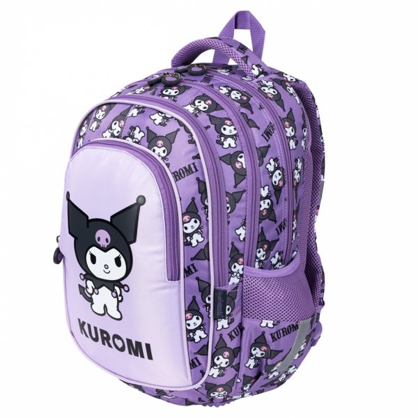 KUROMI VIOLET PLECAK KOMPLET 3w1 MAJEWSKI DLA DZIEWCZYNY 4-komorowy