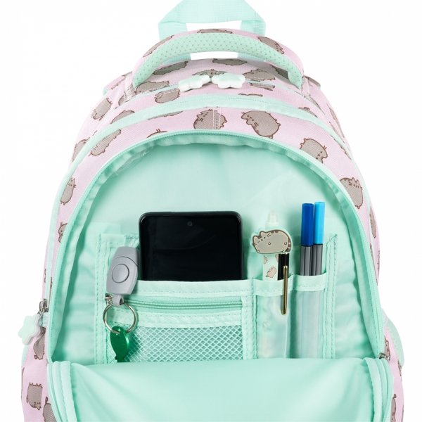 PUSHEEN PINK KOMPLET 5ele MAJEWSKI DLA DZIEWCZYNEK PLECAK KOT KOTKI