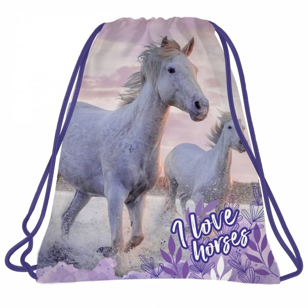 KONIE KOMPLET 5W1 PLECAK DLA DZIEWCZYN SZKOLNY DO PODSTAWÓWKI DERFORM HORSE