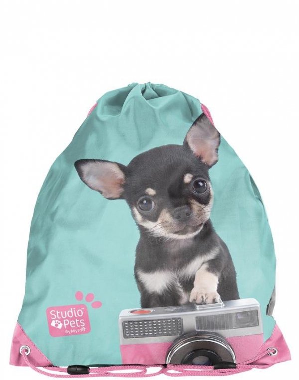 Chihuahua Plecak Szkolny z Pieskiem dla Dziewczyny Zestaw [PTE-090]