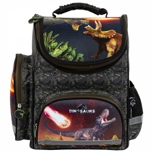 Szkolny Tornister Tyranozaur komplet 3w1 szkolny [TEMBDN18]