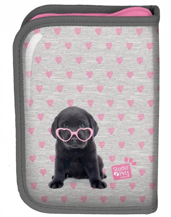 Tornister Szkolny dla Uczennicy Labrador Czarny Piesek [PTB-524]