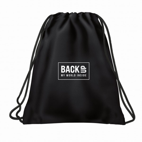 PLECAK KOMPLET 3w1 BACKUP SZKOLNY MŁODZIEŻOWY LITERY GRAFFITI 3 KOMOROWY