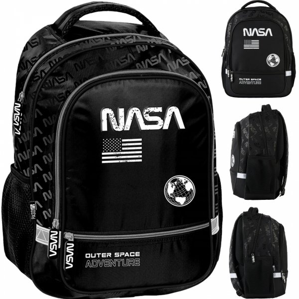 KOSMICZNY PLECAK SZKOLNY NASA DO 1 KLASY PODSTAWÓWKI DLA CHŁOPAKA PASO