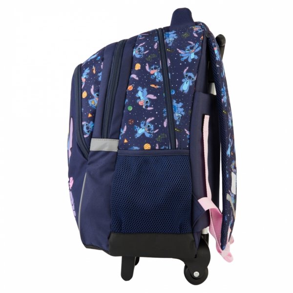 STITCH PLECAK NA KÓŁKACH KOMPLET 3w1 SZKOLNY DLA UCZENNIC STICH DZIEWCZĘCY