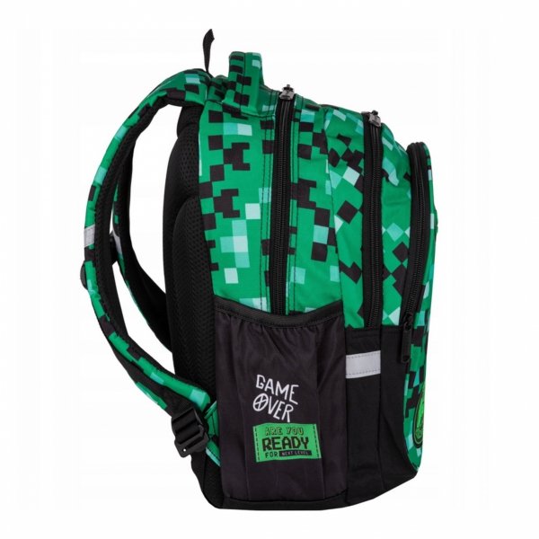 PLECAK COOLPACK CP ZESTAW 5w1 SZKOLNY PIKSELE GAMER GAMING DLA CHŁOPAKA