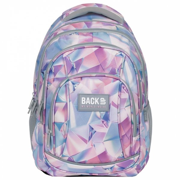 PLECAK BACKUP REFLEKSY SZKOLNY MŁODZIEŻOWY PASTELOWY KOMPLET 5 ele.