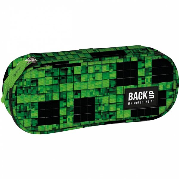MINECRAFT PLECAK MŁODZIEŻOWY BACKUP SZKOLNY KOMPLET 3w1 PIKSELE GRA DERFORM