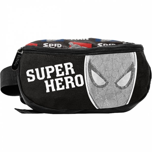 SASZETKA NERKA SpiderMan PAS TORBA MŁODZIEŻOWA CZARNA BEUNIQ PASO