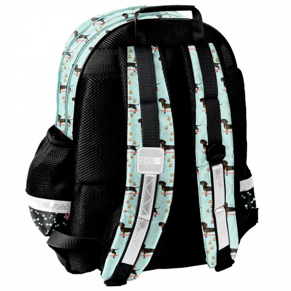 PLECAK PIESEK SZKOLNY POJEMNY DO 1-3 KLASY KOMPLET 3w1 DLA DZIEWCZYNKI PIES