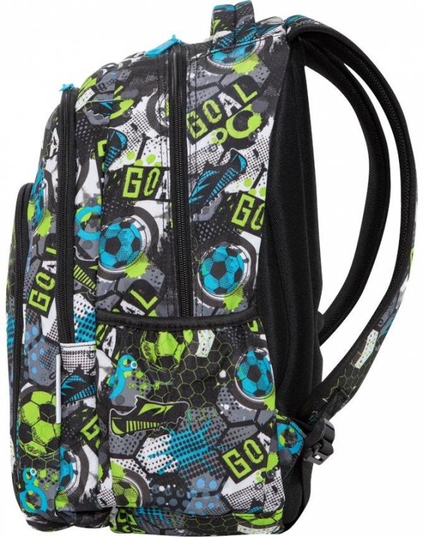 Plecak CP CoolPack dla Chłopaka z Piłką Niebieski Zielony [C18230]