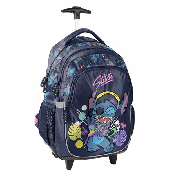 STITCH PLECAK NA KÓŁKACH ZESTAW 5w1 SZKOLNY DLA DZIEWCZYNEK STICH