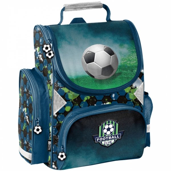 SZKOLNY TORNISTER PIŁKARSKI CHŁOPIĘCY ZESTAW 5w1 DO KLAS 1-4 PIŁKA NOŻNA