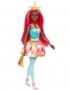 Mattel Lalka Jednorożec czerwone włosy Barbie Dreamtopia