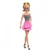 Mattel Lalka Barbie Fashionistas top w biało-czarne paski