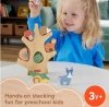 Fisher Price Wooden Drewniane drzewko zestaw klocków