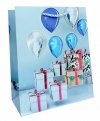 Torebka ozdobna prezentowa Balony, prezenty JP-A937C 18x23x10cm mix cena za 1 szt