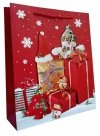 Torebka ozdobna prezentowa 4wz 18x23x10cm JP 954C mix cena za 1 szt