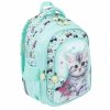 PROMO Plecak 4-komorowy BPL-58 My Little Friend mint Kitty