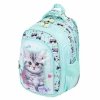 PROMO Plecak 4-komorowy BPL-58 My Little Friend mint Kitty
