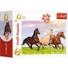 Puzzle 54el Mini Świat koni 19724, 19725, 19726, 19727 (54193) Trefl