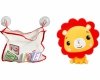 PROMO Fisher-Price Zabawka do kąpieli Literki, Cyferki + Figurka Lew CFGMBT004A