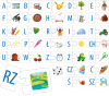 Poznaję Literki gra puzzlowa edukacyjna ADAMIGO