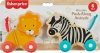 Fisher-Price Zwierzątka drewniane do pchania 2 sztuki JFN19 MATTEL