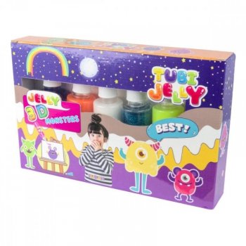 TUBAN Zestaw Tubi Jelly 6 kolorów - Potworki