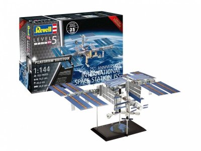 Revell Model plastikowy Zestaw upominkowy 25 rocznica International Space Station ISS  1/144