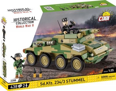 Cobi Klocki Klocki Historical Collection Sd.Kfz. 234/3 Stummel