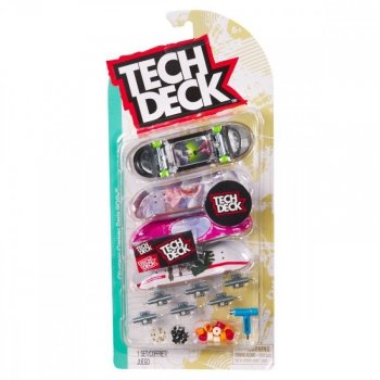 Spin Master Zestaw deskorolek Tech Deck 4-pak April