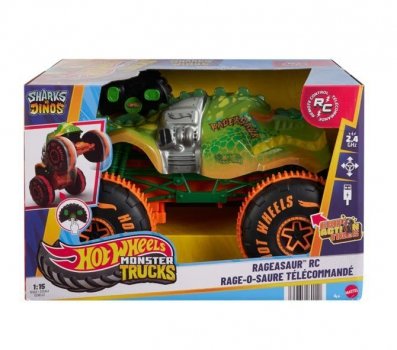 Hot Wheels Pojazd RC Monster Trucks RV Rageasaur