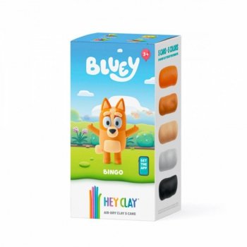 Tm Toys Masa plastyczna Hey Clay Bluey Bingo