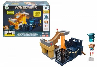 Mattel Zestaw figurek Minecraft Mini Mode Przywołanie Nadzorcy