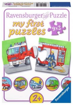 PROMO Puzzle 9x2el Pojazdy ratownicze 073320 RAVENSBURGER p6