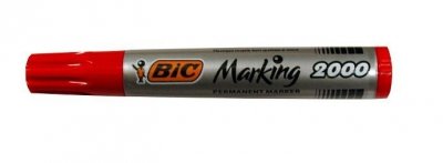 Marker BiC czerwony okrągły p12 820913, cena za 1szt.