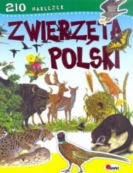 Książeczka Zwierzęta Polski + naklejki AWM