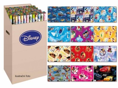 Papier do pakowania M LUX Disney 2x 100x70cm mix p96 5811110/cena za1szt.