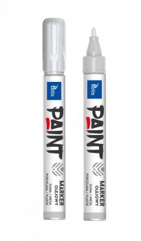 Marker olejowy 2mm 6g srebrny końcówka okrągła p12 TETIS cena za 1 szt
