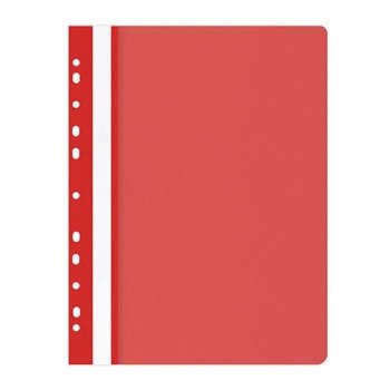 Skoroszyt OFFICE PRODUCTS PP A4 miękki 100/170mikr. wpinany, czerwony p25 cena za 1szt