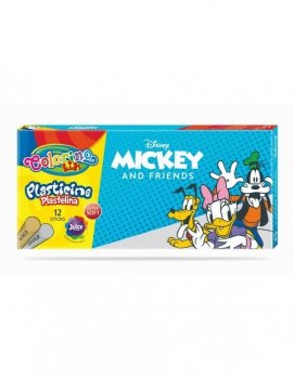 Plastelina 12 kolorów Colorino Kids Mickey