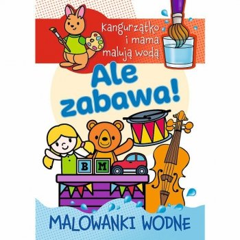 PROMO Kangurzątko i mama malują wodą. Malowanki wodne. Ale zabawa 09604 Trefl
