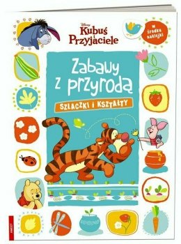 Książeczka Disney Kubuś i przyjaciele. Zabawy z przyrodą Szlaczki i Kształty ZP-9102